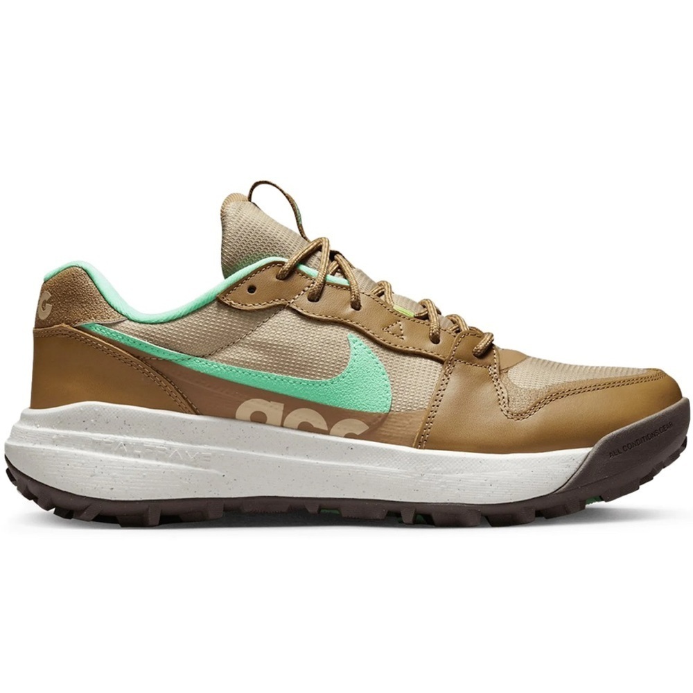NWT Nike ACG Lowcate Athletic Trail Shoes Unisex Green / Brown